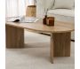 Table basse ovale en aggloméré Sable - 5