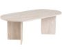 Table basse ovale en aggloméré Sable