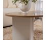 Table basse ovale en aggloméré Sable - 6