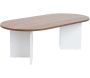 Table basse ovale en aggloméré Sable