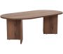 Table basse ovale en aggloméré Sable