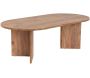 Table basse ovale en aggloméré Sable