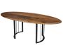 Table basse ovale en aggloméré Tito - HANAH HOME
