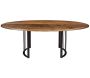 Table basse ovale en aggloméré Tito
