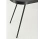 Table basse ovale en métal noir - 59,90