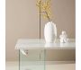 Table basse 120 x 80 cm pieds en verre Ester - 8