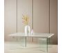 Table basse 120 x 80 cm pieds en verre Ester - VENTURE HOME
