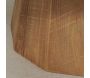 Table basse en pin recyclé naturel et noir REWOOD - 5