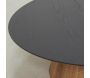 Table basse en pin recyclé naturel et noir REWOOD - 399