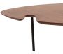 Table basse en placage noyer Leaf - 5