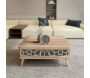 Table basse avec plateau modulable Ottowa Ada - HANAH HOME
