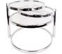 Table basse plateaux pivotants en verre - PRE-0678