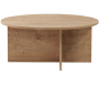Table basse ronde en aggloméré Soleil