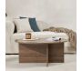Table basse ronde en aggloméré Soleil - 99,90