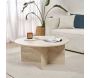 Table basse ronde en aggloméré Soleil - HANAH HOME