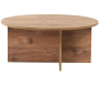 Table basse ronde en aggloméré Soleil
