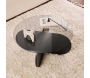 Table basse ronde en verre Aeris - 5
