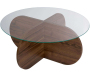 Table basse ronde en verre Aeris
