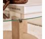 Table basse ronde en verre Clara - 98,90