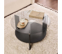 Table basse ronde en verre Clara - 5