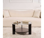 Table basse ronde en verre Clara - HANAH HOME