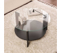 Table basse ronde en verre Clara - 5