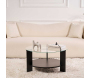Table basse ronde en verre Clara - HANAH HOME