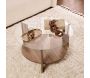 Table basse ronde en verre Clara - 5