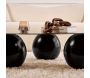 Table basse ronde en verre Miro - 5