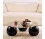 Table basse ronde en verre Miro - 7