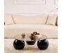 Table basse ronde en verre Miro - 8