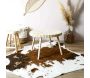Table basse rondin en bois 60 cm - 5