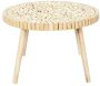 Table basse rondin en bois 60 cm - CMP-5248