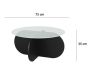 Table basse en verre Bubble - ASI-0583