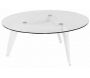 Table basse en verre Calder 96 cm