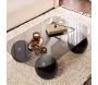 Table basse en verre 118 x 75 x 30 cm Evara - 6