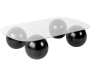 Table basse en verre 118 x 75 x 30 cm Evara