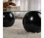 Table basse en verre 110 x 75 x 30 cm Sera - ASI-1802