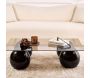 Table basse en verre 110 x 75 x 30 cm Sera - 6