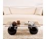 Table basse en verre 110 x 75 x 30 cm Sera - 7