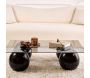 Table basse en verre 110 x 75 x 30 cm Sera - 7
