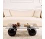 Table basse en verre 110 x 75 x 30 cm Sera - 8