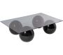 Table basse en verre 110 x 75 x 30 cm Sera