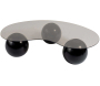 Table basse en verre 120 x 30 x 70 cm Sphere