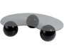 Table basse en verre 120 x 30 x 70 cm Sphere