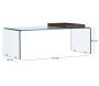 Table basse en verre Telemark - 8