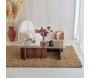 Table basse en verre et aggloméré 105 x 65 x 30 cm Escape - 169