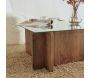 Table basse en verre et aggloméré 105 x 65 x 30 cm Escape - 6
