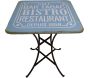 Table bistro vintage