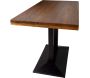 Table bistrot double pied 110 x 60 x 75 cm - ANT-0600